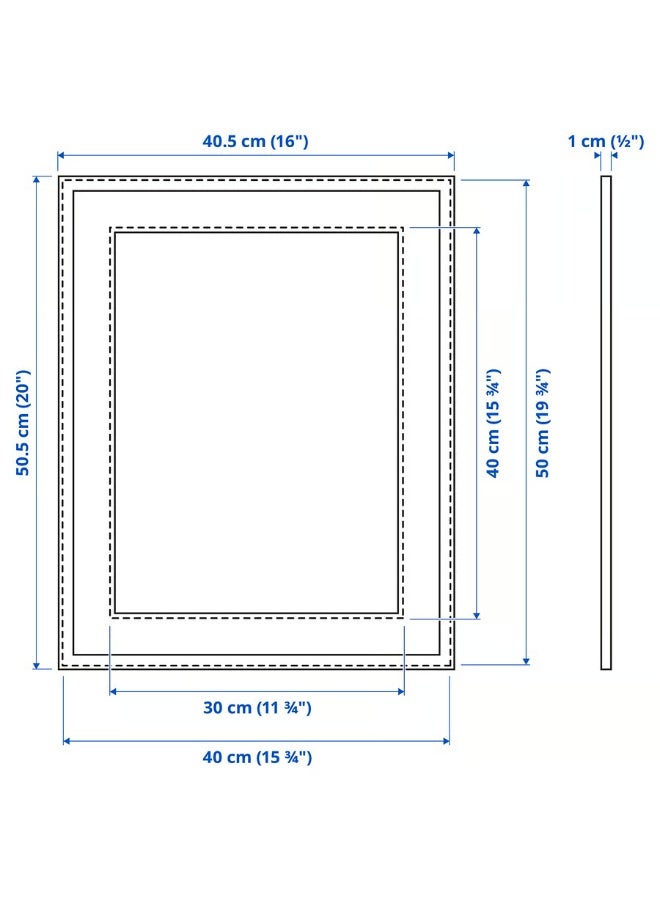 Zaboon Frame, gold-colour, 40x50 cm - Image 5