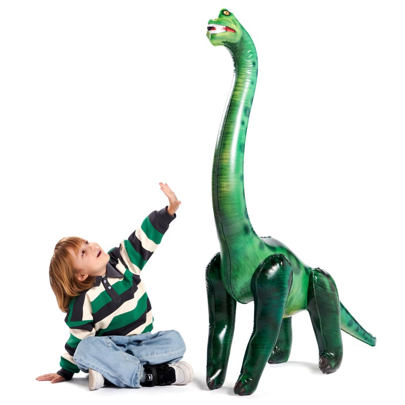 JOYIN 51" Brachiosaurus Inflatable Dinosaur Toy for Party Decorations, Birthday Party Gift, Gift for Kids and Adults - Image 1