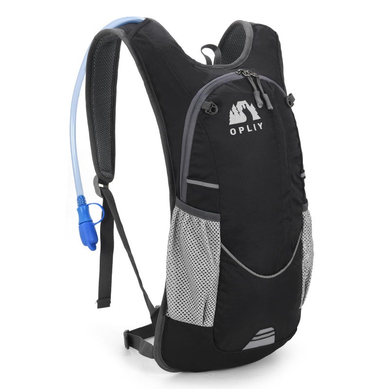 Opliy Hydration Pack,Hydration Backpack with 2L Hydration Bladder Lightweight Running Water Backpack for Women Men Kids (Black) - Image 1