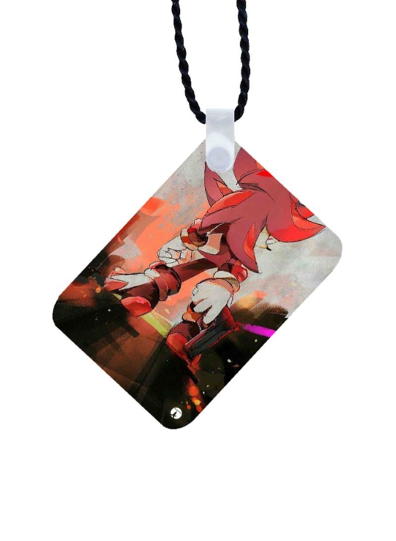 RKN Shadow From Sonic Printed Car Mirror Pendant - Image 1