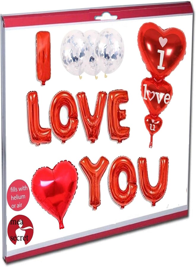 secret i love you balloon set