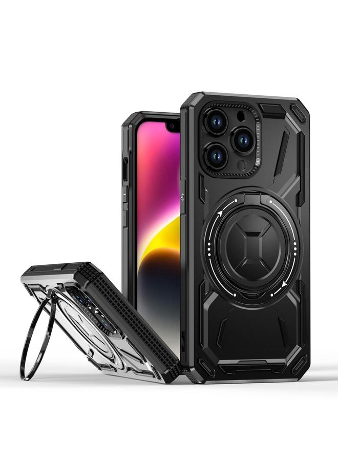 S-TOP Case For iPhone 13 Pro Armor II Series MagSafe Magnetic Holder Phone Case - Image 1