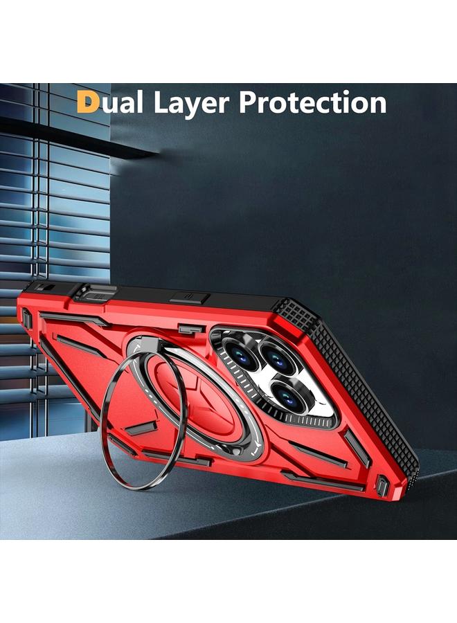 S-TOP Case For iPhone 13 Pro Armor II Series MagSafe Magnetic Holder Phone Case - Image 3