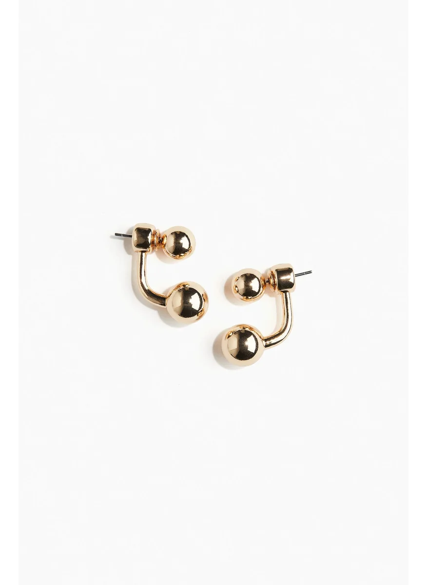 H&M Sphere-Detail Front And Back Earrings