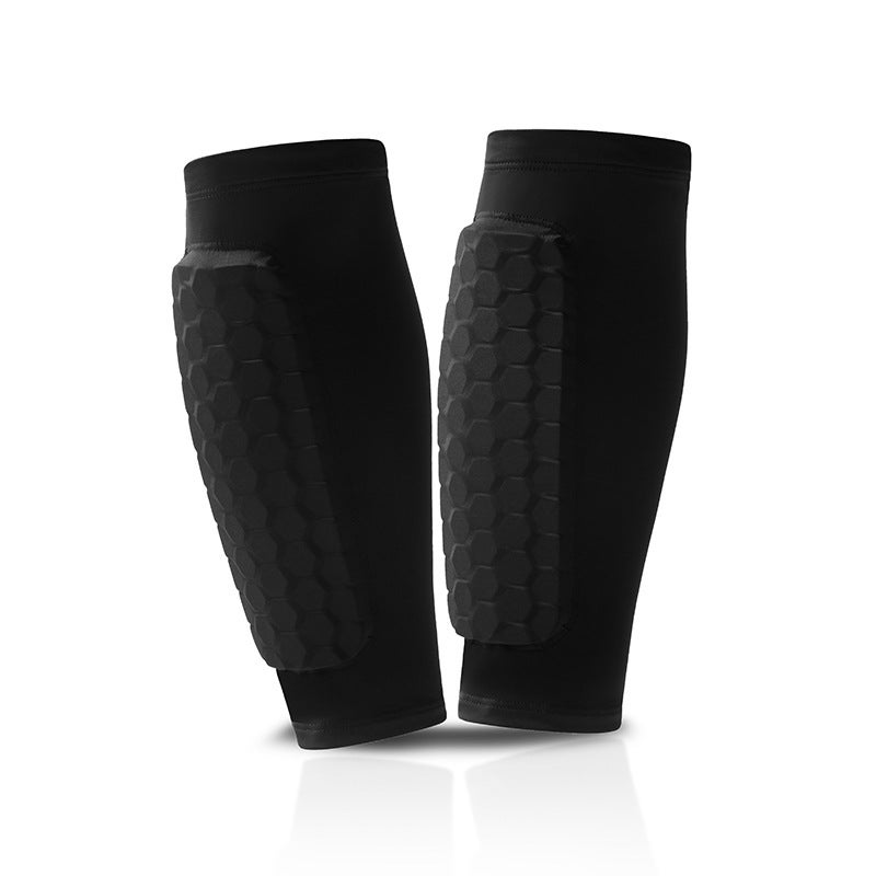 Generic Outdoor Sports Honeycomb Shin Guards Black One  - Image 2