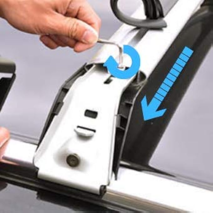 rayihni Roof Rack Cross Bars fit for Porsche Macan 2014-2022 Aluminum Cross Bar Replacement for Rooftop Cargo Carrier Bag Luggage Kayak Canoe Bike Snowboard Skiboard - Image 3