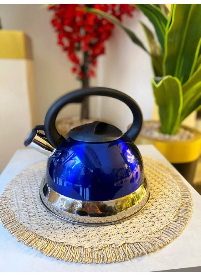 Generic Large stainless steel whistle kettle, 3 litre capacity  - Image 5