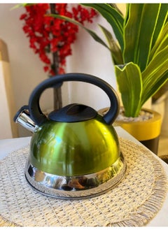 Generic Large stainless steel whistle kettle, 3 litre capacity  - Image 2