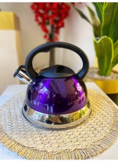 Generic Large stainless steel whistle kettle, 3 litre capacity  - Image 3