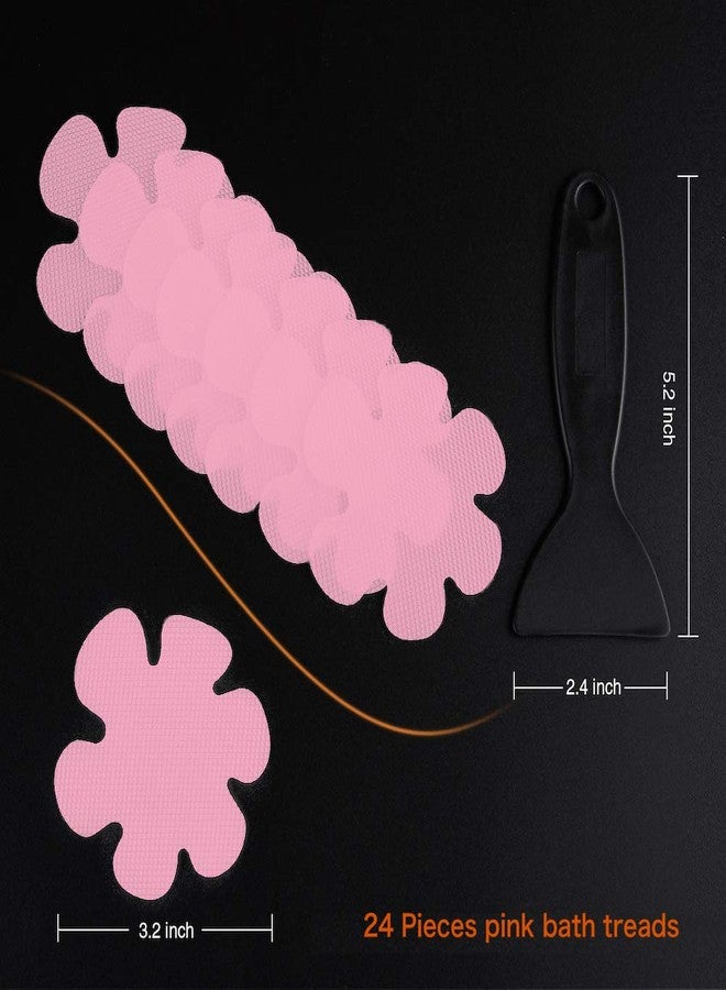 Secopad Bathtub Stickers Non-Slip, Safety Shower Treads Adhesive Appliques with Premium Scrape (Pink) - Image 4