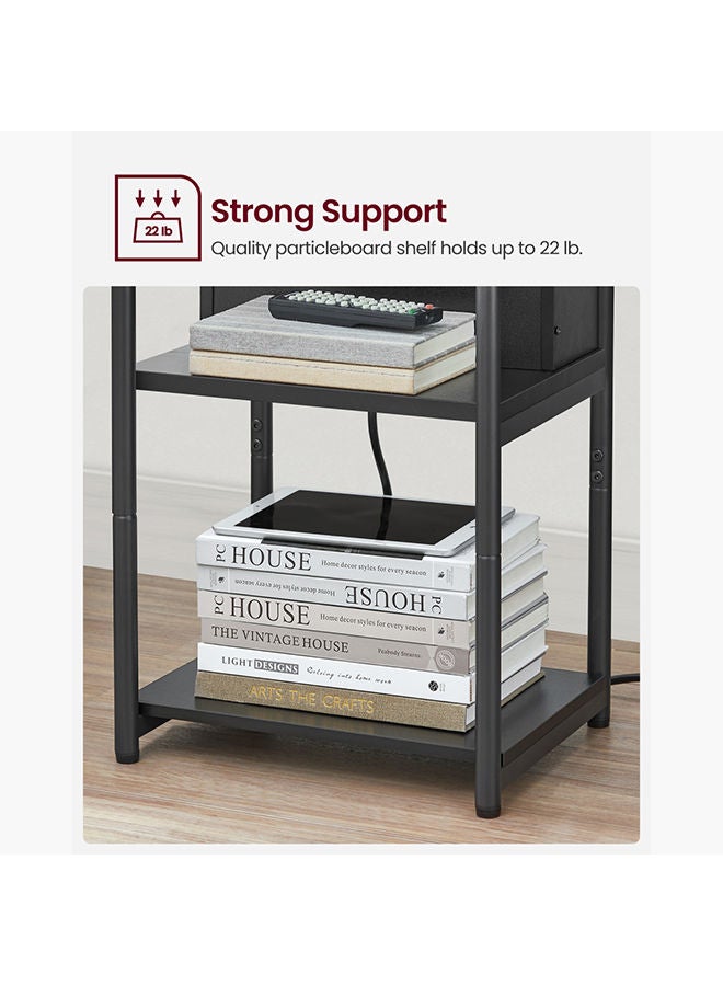 Home Box Oakland Smart Nightstand With USB Charging Port 14 x 44 x 33 cm  - Image 3