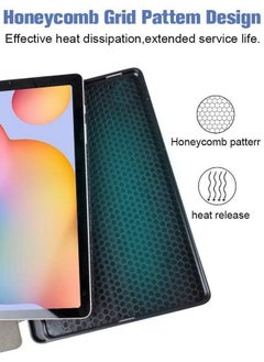 برو إليت جراب ProElite لجهاز Lenovo Tab P12 مقاس 12.7 بوصة، جراب ذكي قابل للطي على شكل غزال لجهاز Lenovo Tab P12 مقاس 12.7 بوصة، أخضر داكن  - Image 4