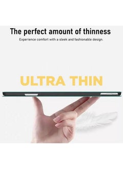 برو إليت جراب ProElite لجهاز Lenovo Tab P12 مقاس 12.7 بوصة، جراب ذكي قابل للطي على شكل غزال لجهاز Lenovo Tab P12 مقاس 12.7 بوصة، أخضر داكن  - Image 2