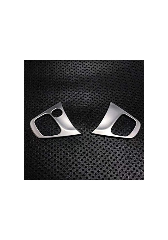 Wivplex 2PCS ABS Matte Steering Wheel Button Cover Trim - Image 4