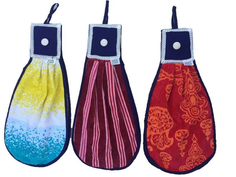 Nnr Kitchen Hanging Towel NapkinsSet of 3 Pcs_Super Absorbant Double Sided - Image 1