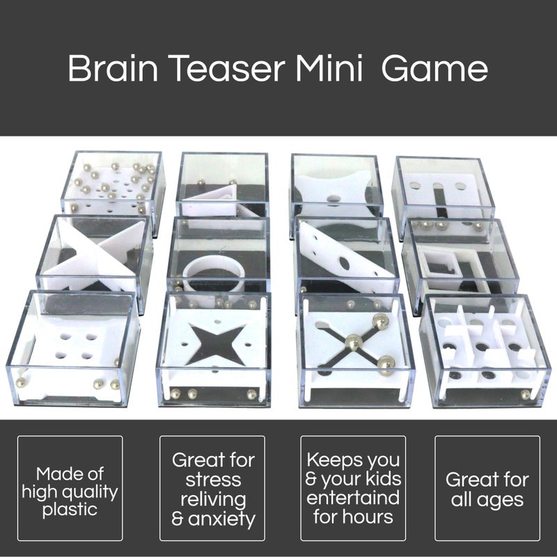 Big Mo's Toys Balance IQ Party Favor Games - Cube Puzzle Stocking Stuffers for Kids and Adults - 12 Puzzles - Image 4