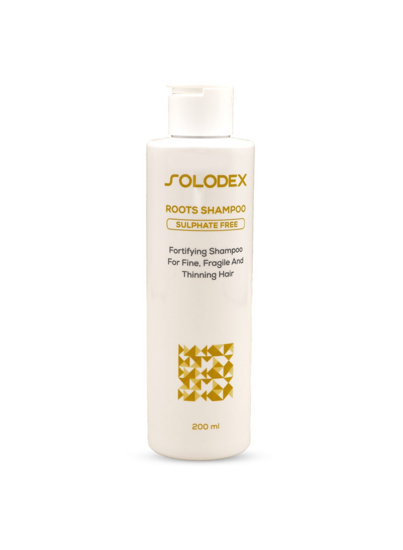 Macro SOLODEX Roots Sulfate-Free Shampoo for Hair Loss, 200ml - Image 3