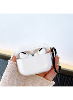 Generic Simple Transparent TPU Soft Shell Apple AirPods 4 Generation/pro2 Wireless Bluetooth 3 Generation Earphone Case Anti-drop Applicable-Colour:Transparent Without Gourd Buckle-Applicable Model:Airpods Pro  - Image 3