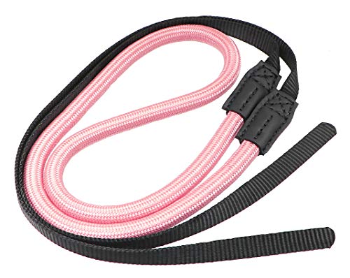 HITHUT Quick Release Camera Neck Strap Shoulder Strap Belt for Mirrorless Digital Cameras Climbing Rope with Quick Release QD Loops Connector with O-Ring Adjustable Length 30-53inch Pink - Image 4
