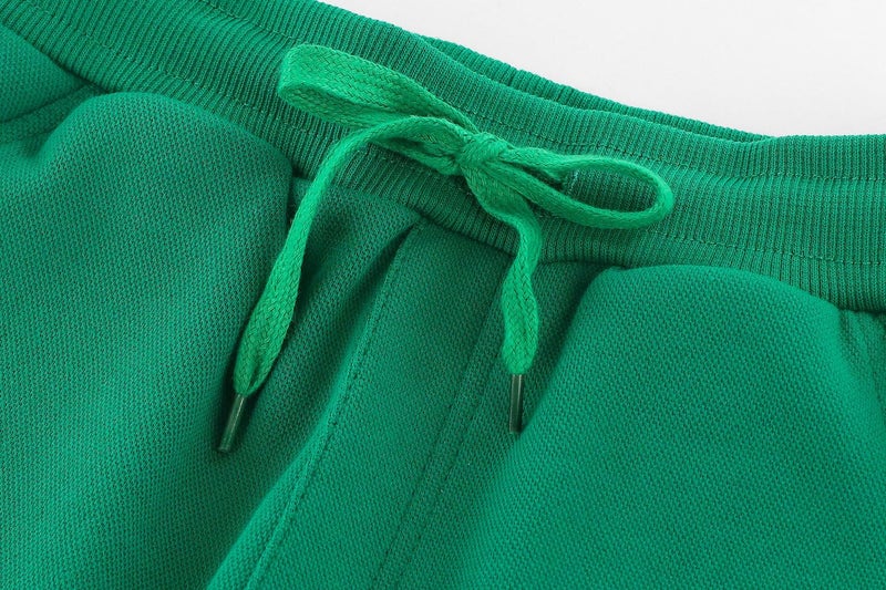 ACESTAR Kids Unisex Plain Sweatpants Cotton Drawstring Casual Pull-on Jogger Pants for Boys or Girls (Green,150/11-12Years) - Image 3