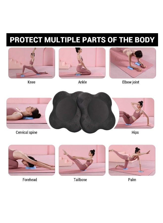 Nariele 7.9x7.9 / 20x20cm Yoga Knee Pad, Anti Slip Foam Yoga Kneeling Pad, Comfortable Yoga Support Pad, Sports Balance Cushion for Protecting Knee, Ankle, Elbow, Hand (2PCS) - Image 4