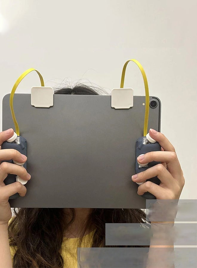 DIY magnetic game controller, gamepad for iPad tablet, 6 buttons, continuous pulse firing, PUBG trigger for 7.9 inches to 13.4 inches - Image 2