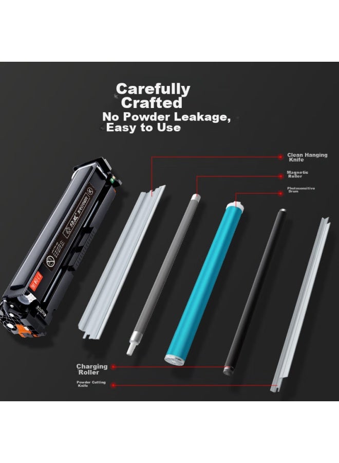 Huiwei Crg054 Toner Cartridge, Compatible With Canon Mf643cdw Toner, Lbp621cw Printer Ink Cartridge, Lbp623cdn/cdw Mf641cw Mf642cdw Mf645cx Toner Cartridge, Black - Image 4