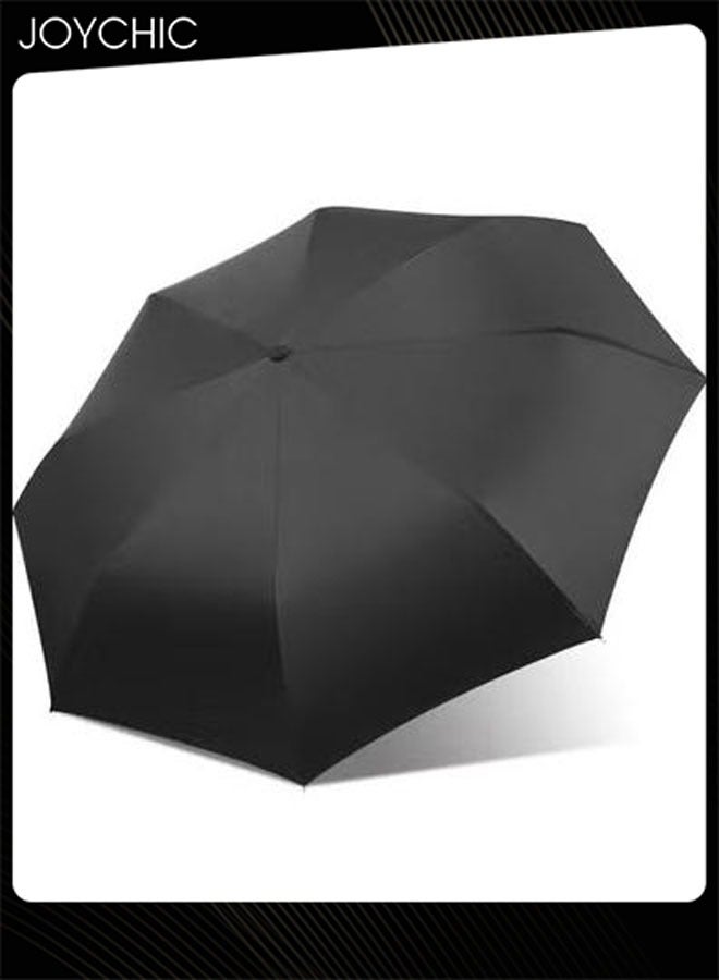 Joychic Star Pattern UPF 50+ UV Protection Umbrella Sun Rain Folding Auto Open-Close 8 Ribs Travel Umbrella Black/Purple - Image 5