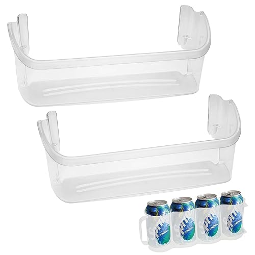 folosem 242126602 Replacement Refrigerator Door Shelf Bin Compatible with Frigidaire, Gibson, Kelvinator Refrigerator - Replaces 547407 AP6278233 PS12364199 EAP12364199 FFSS2625TS0 LFSS2612TF0 (2Pack)… - Image 1