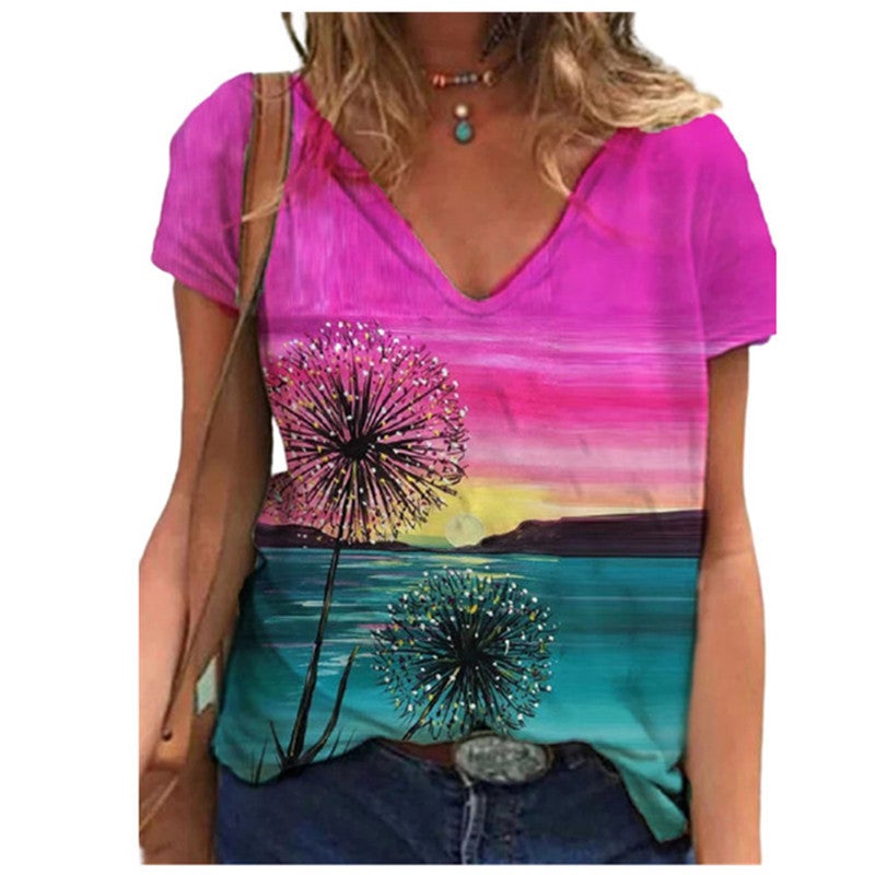 Independent Station Women's 2021 Fashion Digital Printing T-shirt - Image 1