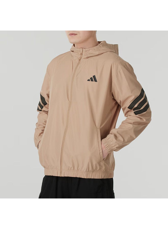 Adidas Adidas Men's Training Series Gym+3s Windbreaker Jacket Jm6751 Size S  - Image 4