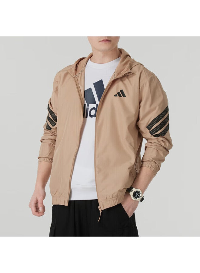Adidas Adidas Men's Training Series Gym+3s Windbreaker Jacket Jm6751 Size S  - Image 1