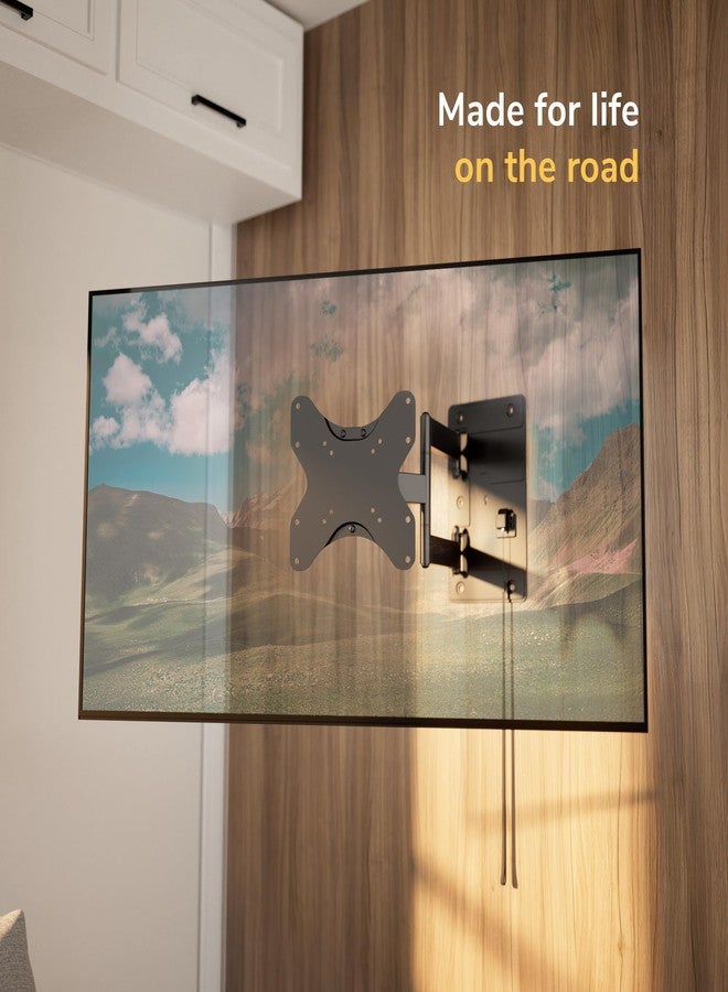 Mount-It! Lockable RV TV Wall Mount with Quick Release, Full Motion Flat Screen Bracket for Campers, Travel Trailers, RVs, Motorhomes and Marine Boats, Fits Most 23-43" VESA 100, 200, 77 Lbs Capacity - Image 3