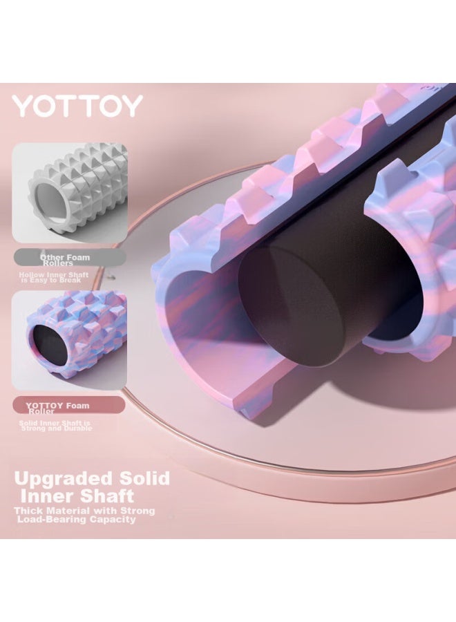 YOTTOY Yottoy Solid Fitness Equipment Foam Roller, Muscle Relaxation Massage Roller, Langya Yoga Column  - Image 5
