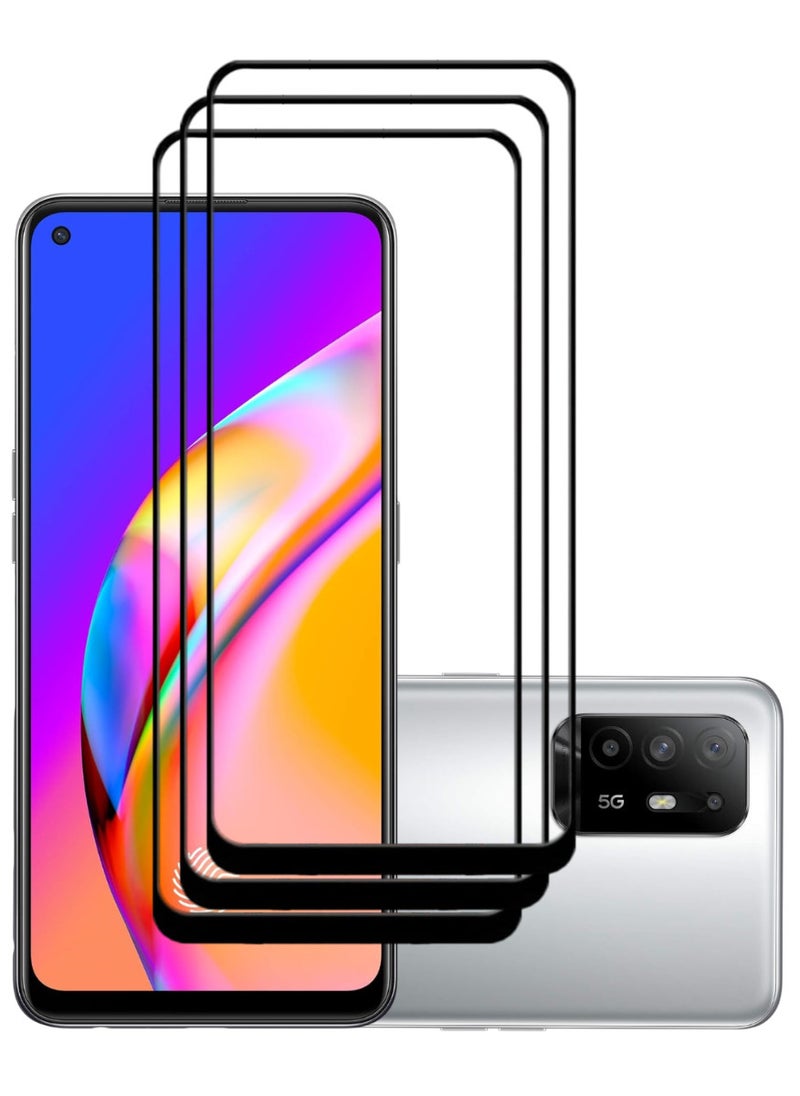 ACLIX 3 Pieces Antistatic ESD Dustproof Premium Quality High Definition Tempered Glass Screen Protector Designed For Oppo F19 Pro+ 5G - Image 1