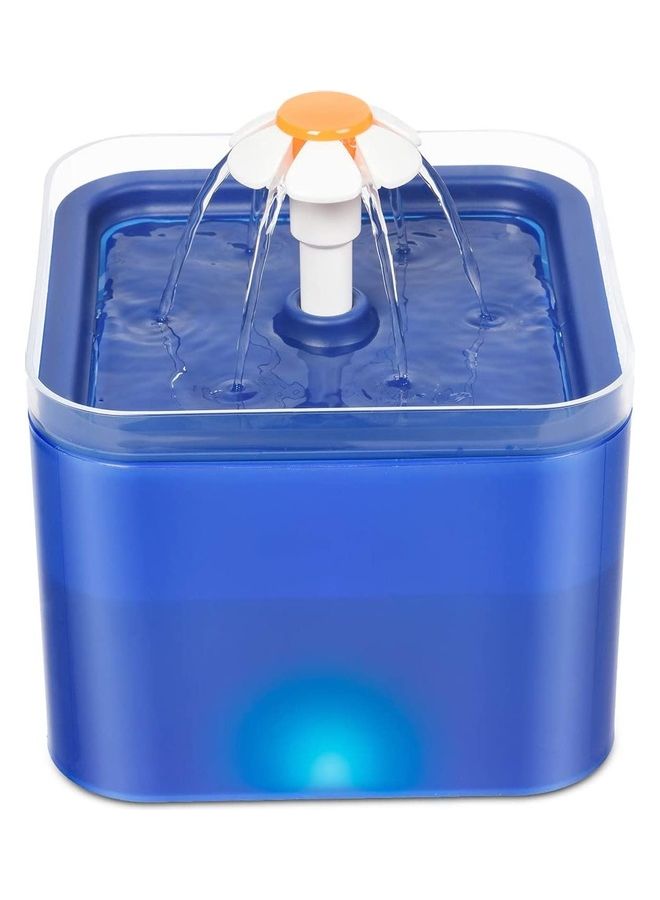 Loquat Automatic Pet Drinking Water Fountain Blue - Image 1