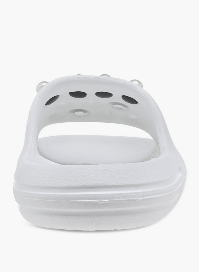 أكوا سلايدز بناتي مزين باللؤلؤ - Image 4