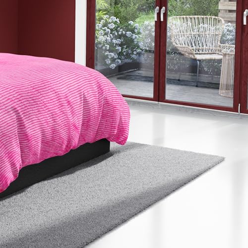 Nivasam Flannel Sherpa Ribbed Stripe Multipurpose Duvet Cover Comforter Cover Rajai Cover Blanket Cover Quilt Cover King Size 90"x100" inches with Zipper (Pink) - Image 3