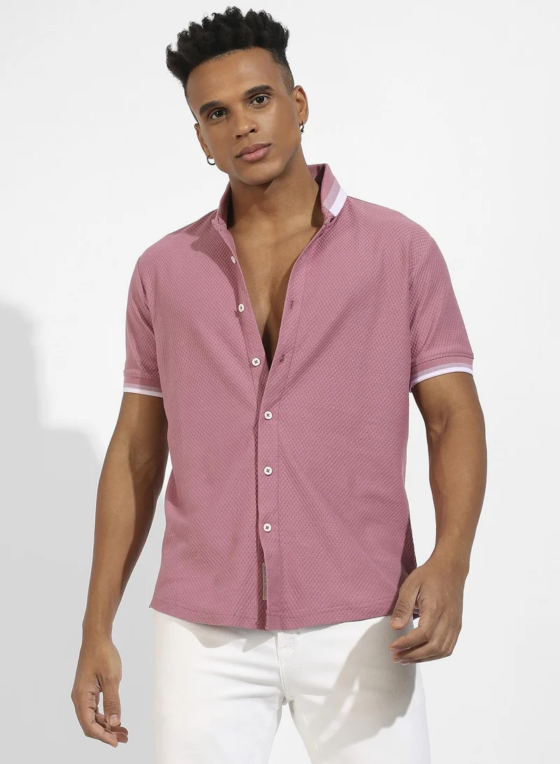 انستافاب بلس قميص بنسيج خلية النحل