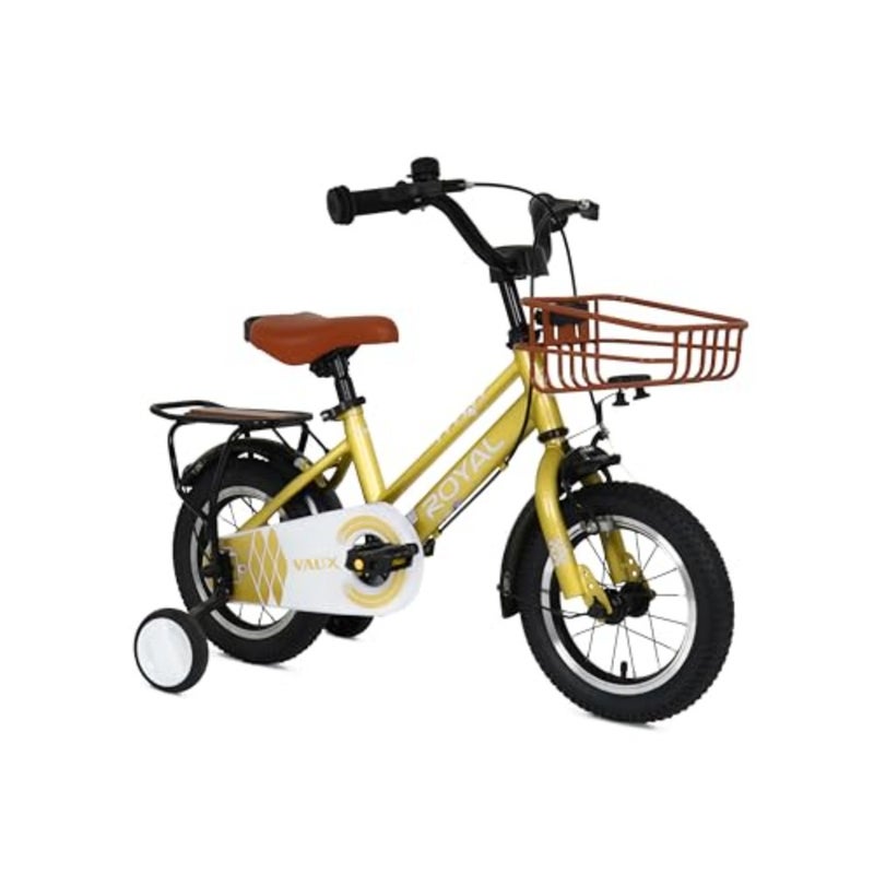 Vaux Royal Road Bike w/Basket for 4-10 Years Boys Girls, Adjustable Seat, Handbrake, 12/14/16 Inch Bicycle with Training Wheels And 20 Inch w/Side Stand - Image 2