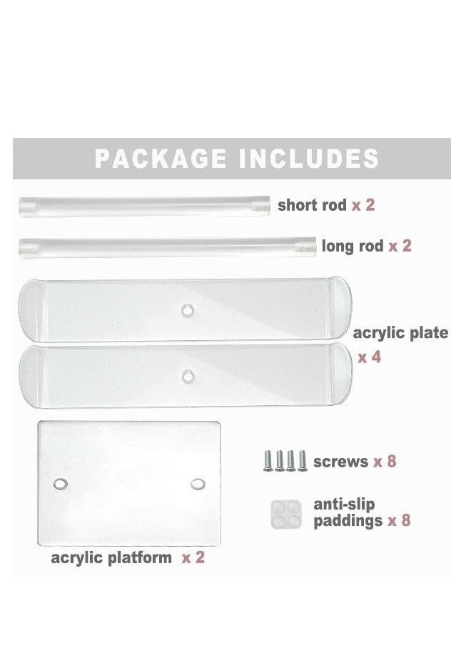 Generic Clear Headband Holder, Acrylic Headband Organizer Stand, Hairband Display Stand, Hair Accessories Storage Stand, Suitable for Girl Women Gifts  - Image 4