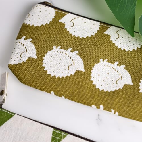 Koogel 10 Packs Canvas Zipper Pencil Bags, 5 Style Pencil Case Pouch Bag Small Cosmetic Makeup Bags Coin Purse Multifunctional Cosmetic Makeup Bag Small Pouches for Purse - Image 4