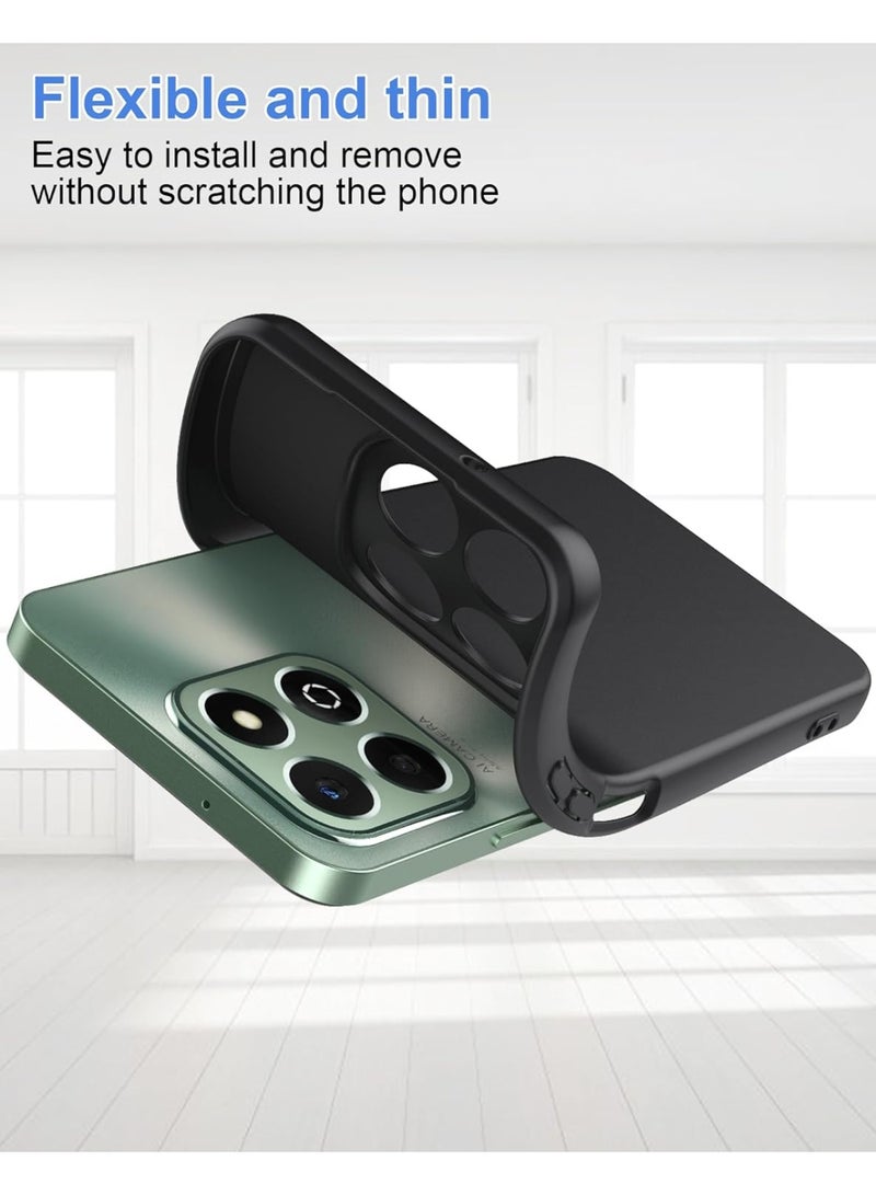 جراب لهاتف Honor X7d، جراب سيليكون ناعم، غطاء واقٍ خفيف الوزن، لمسة نهائية ناعمة، واقي للكاميرا، ممتص للصدمات، جراب أنيق متوافق مع Honor X7d - Image 3