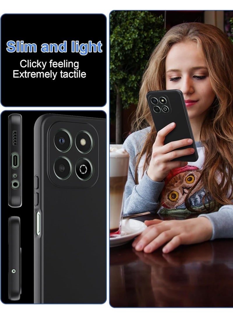 جراب لهاتف Honor X7d، جراب سيليكون ناعم، غطاء واقٍ خفيف الوزن، لمسة نهائية ناعمة، واقي للكاميرا، ممتص للصدمات، جراب أنيق متوافق مع Honor X7d - Image 2