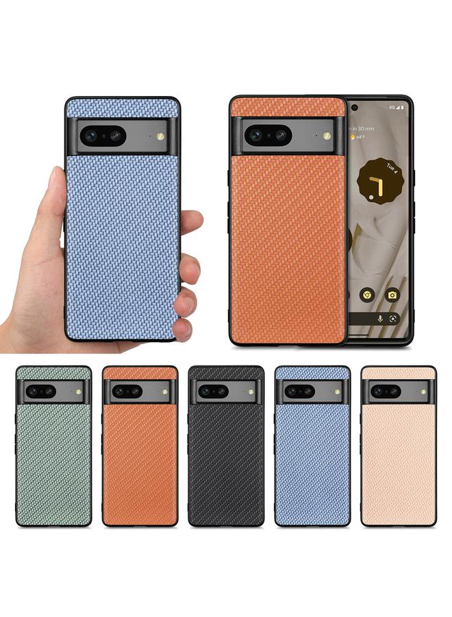 اس-توب جراب لهاتف Google Pixel 6 Pro مصنوع من ألياف الكربون وغطاء خلفي من الجلد - Image 2