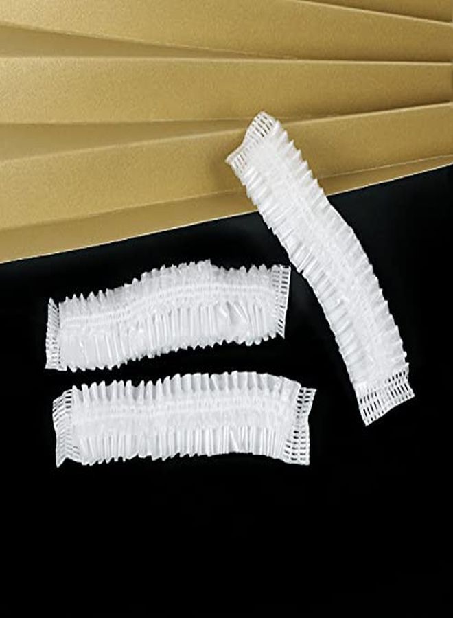 Years calm 30Pcs Disposable Shower Caps, Clear Shower Caps For Travel, Large Plastic Hair Caps For Women, Home Use, Hotel (30Pcs Large Size 20.5"  - Image 4