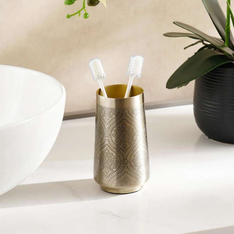 Pan Home Heritage Tumbler 8X8X14cm - Gold - 211SEH9900067 - Image 1