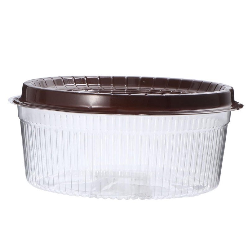 8 Inch Round Plastic Cake Storage Boxes With Lids 20Pcs For Cupcakes Pastries - Image 5