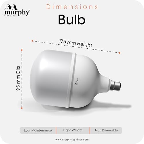 Murphy 30W B22D Led Bulb (Warm White) - Image 4