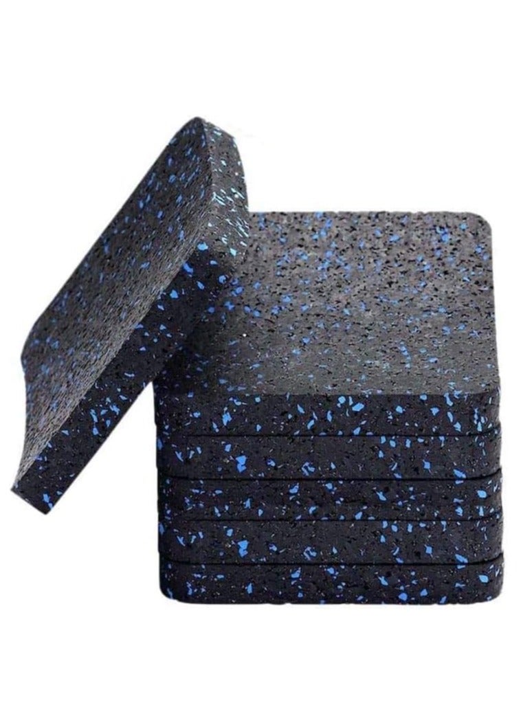 Terrain Exercise Equipment Mat Pads – 6pcs Anti-Slip Treadmill Footpads for Floor & Carpet Protection - Image 1